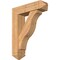 Ekena Millwork Funston Arts and Crafts Smooth Bracket w/ Offset Brace, Western Red Cedar, 7 1/2"W x 28"D x 36"H BKT0806X28X36FST03SWR - alternate 1